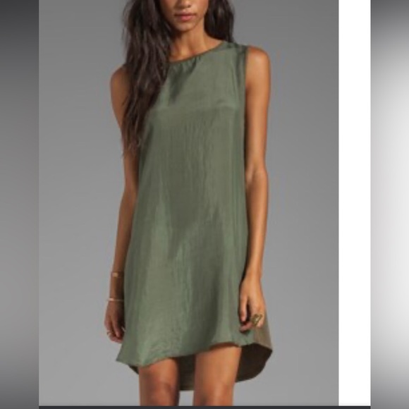 Michael Stars Silk Dress Sandwashed Sleeveless Muscle Tank Navy OS Fits All - Picture 16 of 16